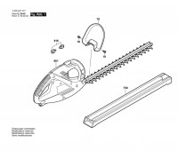 Bosch 0 600 H47 442 AHS 52-16 Hedge Trimmer 230 V / GB Spare Parts AHS52-16